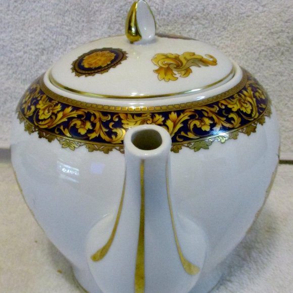 T. Limoges France Depos Porcelain Bacchus 7" Tall Teapot - Picture 8 of 9